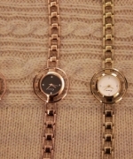 簡單奢華簍空鑽石手鍊錶