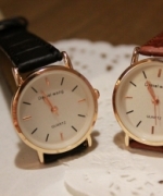 對錶款-簡約歐美風皮帶錶